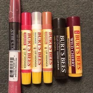 Burt’s bees lip balm & shimmer